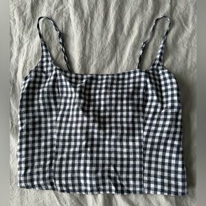 Abercrombie & Fitch Gingham Tank